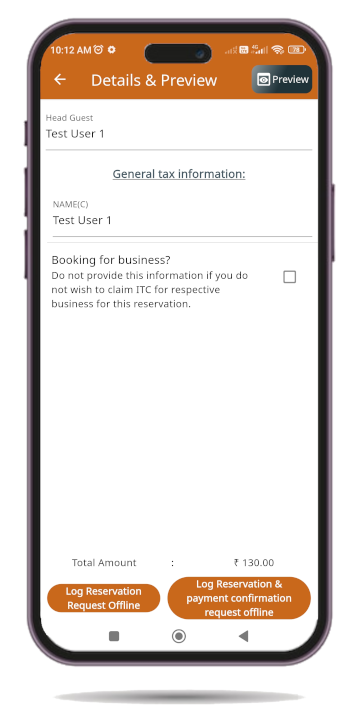 Custom Reservation Form